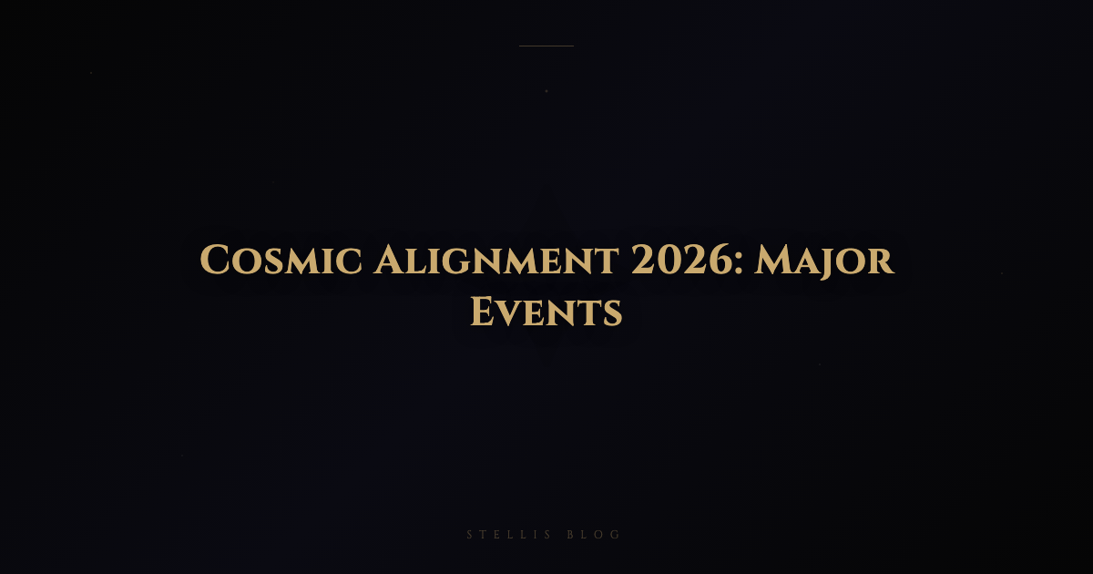 Cosmic Alignment 2026: Major Celestial Events and What They Mean for You