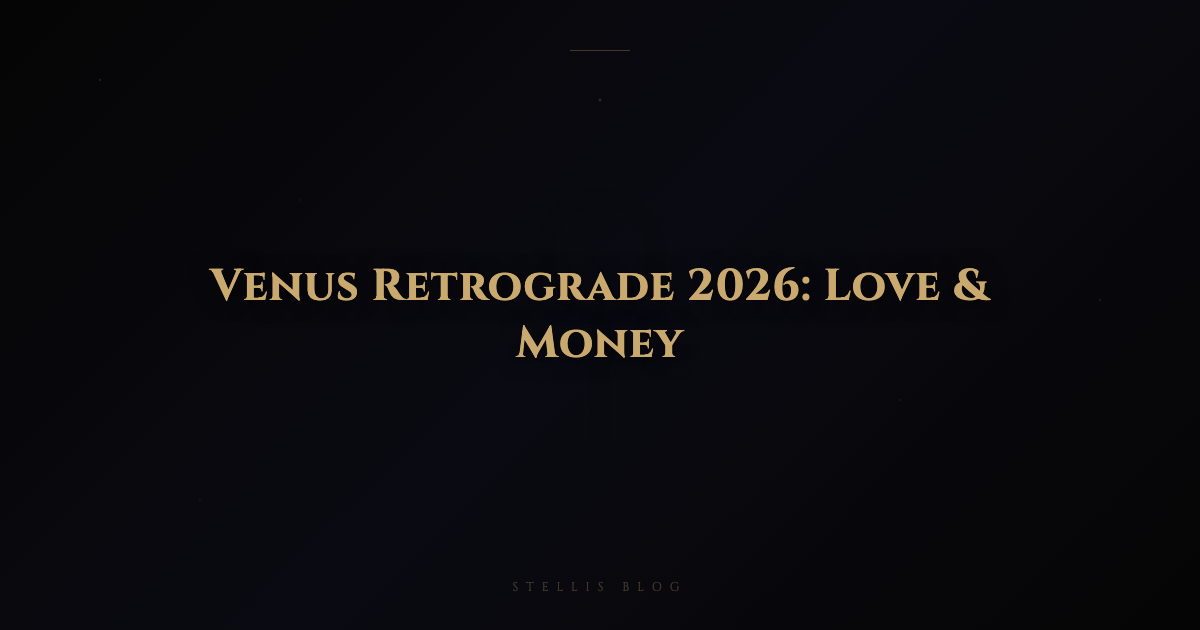 Venus Retrograde 2026 — Love, Money, and What to Avoid (October-November)